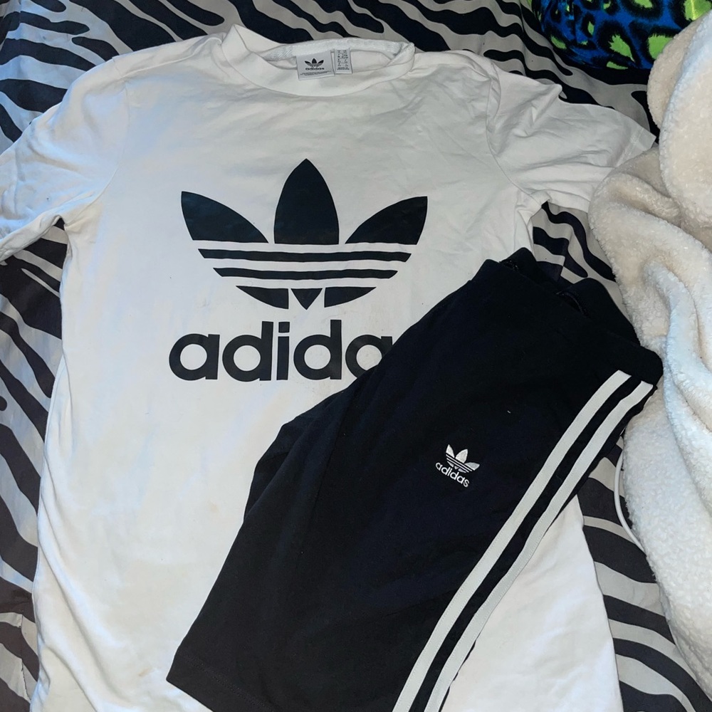 Adidas tshirt & shorts set